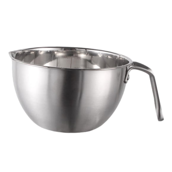Rongfmy Candle Melting Boiler Melting Bowl for Candle Making Cooking Pot Stainless Steel ID. 18cm