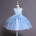 thumbnail image 2 of Robe de Princesse Sans Manches en Dentelle pour Fillette, Robe de Fête en Tulle, Vêtements de Cosplay, 2 of 9