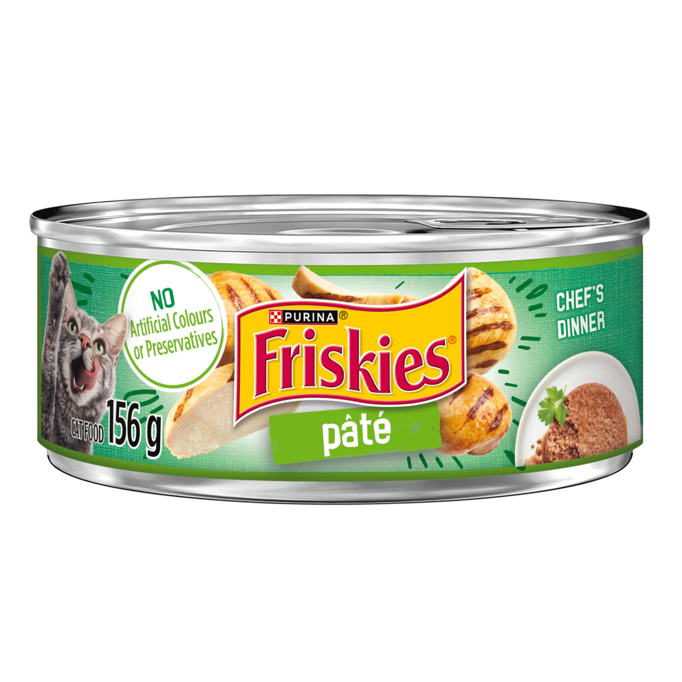 Friskies Pate Chef's Dinner, Wet Cat Food 156g