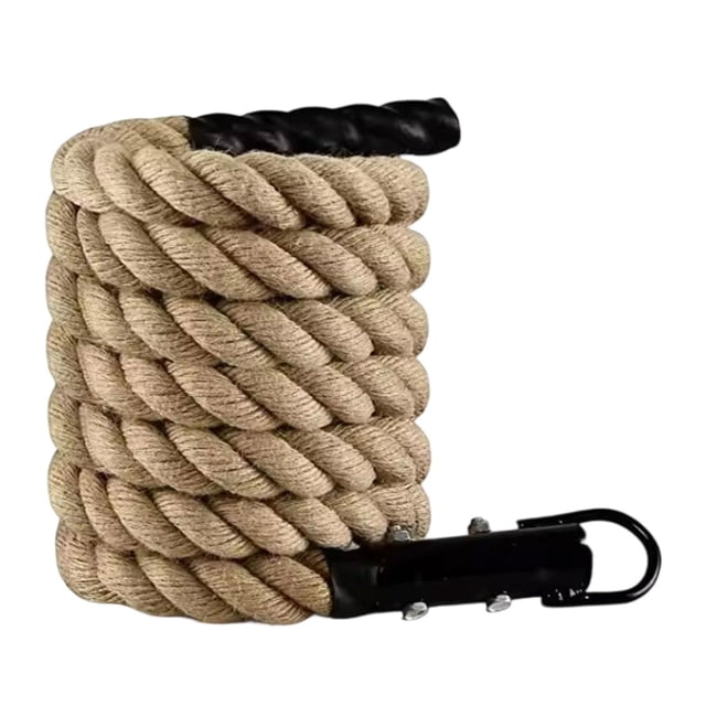S SERENABLE Gym Climbing Rope Exercise Fitness Tool Battle 1.5 inch Diameter Professional Workout Rope for Strengthen Muscle Power Sports 4.5m