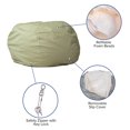 thumbnail image 2 of Oversized Green Dot Bean Bag Chair, 2 of 9