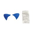 thumbnail image 2 of relayinert Fashionable And Interesting Motorcycle Cute Plush Cat Ears Cosplay Cat Ears Styling For Car Blue 1Set, 2 of 6