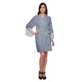 thumbnail image 4 of Moomaya Bride Getting Ready Shirt Cotton Short Robes For Women Bath Robe Girls, 4 of 6