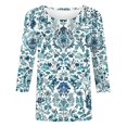 thumbnail image 4 of Ovzne Robes pour Femmes Robe Nouvelle Dames Élégante à Manches Courtes Robe Patchwork Robe de Printemps à Manches Courtes Liquidation, 4 of 5