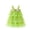Green, variant on Toddler Baby Girl Princess Dress Summer Sleeveless Layered Tulle Dress Girls Party Dresses with Floral