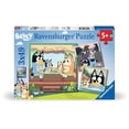 thumbnail image 1 of Ravensburger Bluey's Adventures! 3 x 49pc Jigsaw Puzzle, 1 of 5