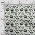 thumbnail image 2 of oneOone Cotton Flex Green Fabric Cowboy Sewing Craft Projects Fabric Prints By Yard 40 Inch Wide, 2 of 5