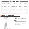 thumbnail image 3 of Womens Fashion Casual Elastic Drawstring Waist Print Pocket Long Pants, 3 of 8