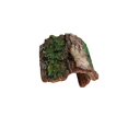 thumbnail image 2 of Wweixi Fish Tank Hideout Hollow Tree Trunk Ornament Creating Shelters For Small Lizards Betta Fish Reptile Hideout Green Style A, 2 of 6