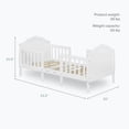 thumbnail image 4 of Lit pour enfant Dream On Me Rose 3-en-1, 4 of 11