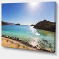 thumbnail image 2 of Blue Baja California Beach - Seashore Canvas Art Print, 2 of 3