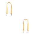 thumbnail image 1 of Transemion Stylish Shoulder Strap For Bag PU Leather Craftsmanship Multi-Color Options Shoulder Bag Strap Bag Accessories yellow 2Set, 1 of 6