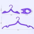 thumbnail image 1 of Portable Folding Plastic Clothing Coat Hanger Multifunctional Travel Children Clothes Foldable Hanger Children Clothes Drying Rack, 1 of 4
