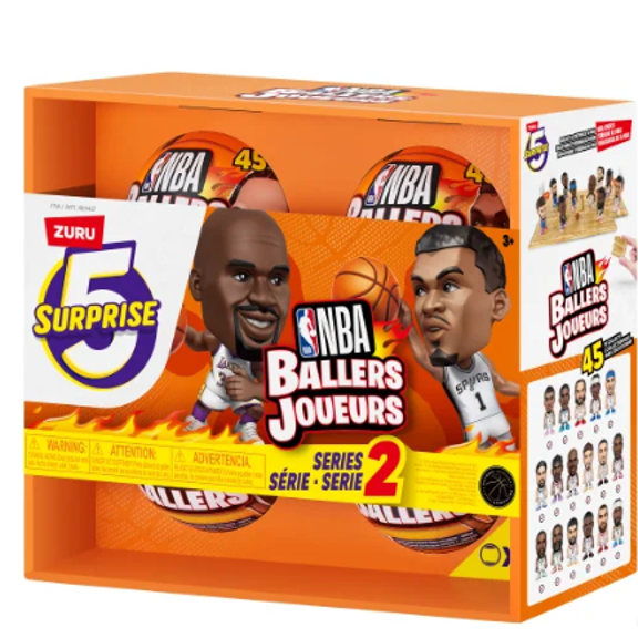 5 Surprise NBA Ballers Series 2, Lot de 4