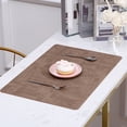 thumbnail image 4 of Modern Table Runner, Fashionable and Beautiful Table Runner Leather Placemats Double Sided Western Style Household Heat Insulating Mats Dining Table Runner, 4 of 6
