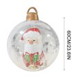 thumbnail image 3 of Yhmxh Boule de Décoration de Noël 2025 60cm Extérieur Boule Gonflable Décorée Pvc Boule de Noël Gonflable Décorations de Sapin de Noël Cadeaux de Fête de Noël, 3 of 5