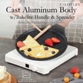 thumbnail image 4 of Nonstick Crepe Pan with Spreader, Dosa Pan for Roti Dosa Tawa Comal Para Tortillas, Ceramic Flat Skillet Pan Induction Compatible, Pancake Pan for Stove Top, 4 of 5