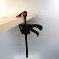 thumbnail image 3 of 6PCS 91mm Wood Working Bar F Clamp Clamps Grip Ratchet Quick Release Fixed, 3 of 9