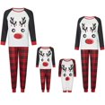 thumbnail image 1 of Famille Pyjama de Noël Ensemble Pyjama de Wapiti Pjs Pyjama pour Adultes Bébé Chien, 1 of 10