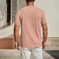 thumbnail image 2 of Besolor Men's Summer T-Shirt Short Sleeve Classic Crew Neck Tee Shirts Casual Solid Color Basic Tops, 2 of 5