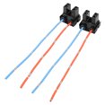 thumbnail image 3 of H7 Headlight Socket, Red Copper Headlight Bulb Wiring Harness 2Pcs/Set Heat Resistance Wear Resistance  For Car Retrofit, 3 of 8