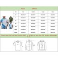 thumbnail image 5 of BOBOGOJP T-Shirts Surdimensionnés pour Hommes T-Shirts Manches Courtes T-Shirt Mode (Vert Armée,5TG), 5 of 5