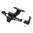 thumbnail image 2 of Motorcycle License Plate Holder, Motorcycle License Plate Holder Bracket, Adjustable Telescopic Aluminum Alloy with LED Light, 2 of 7