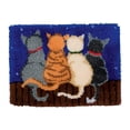 thumbnail image 2 of Embroidery Carpet Latch Hook Crochet Rug Making DIY Cushion, 2 of 9