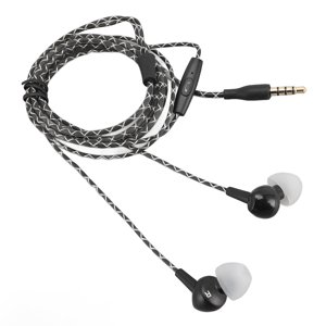 Ecouteurs câblés, professionnels en écouteurs avec micro, 4 Conseils d'oreille de remplacement, 3.5 Mm Jack Noise Ecouteurs isolants pour smartphones PC tablette