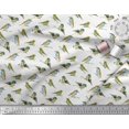 thumbnail image 2 of Soimoi Rayon Fabric Flycathcer Bird Fabric Prints By Yard 42 Inch Wide, 2 of 5
