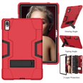 thumbnail image 3 of Mignova for Lenovo Tab P11 Pro Tablet Case , Heavy-Duty Drop-Proof and Shock-Resistant Rugged Hybrid Protective case(with Stand) for Lenovo Tab P11 Pro 11.5 inch (Model:TB-J706F/J706L)(Red/Black), 3 of 6