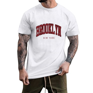 BOBOGOJP Big Mens T Shirts Short Sleeve Fashion Tee (White,XL)