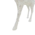 thumbnail image 3 of Holiday Time White Glitter Reindeer Tabletop Décor, 1 Count, 3 of 4