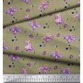 thumbnail image 3 of Soimoi Poly Georgette Fabric Check,Spider & Bat Kids Printed Craft Fabric by The Yard 52 Inch Wide, 3 of 3