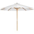 thumbnail image 1 of All Things Cedar TU90-W Parasol de Marché et Auvent en Teck de 10 Pi, Blanc, 1 of 3