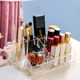 thumbnail image 4 of YAOMOBB Drawer Clutter Organizer Clear Makeup Organizer Storage Box Grids Design for Lipstick Eyeliner Makeup Brush, 4 of 6
