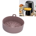 thumbnail image 1 of Cergrey Kitchen Utensils,Reusable Silicone Pot Replacement Kitchen Electric Fryer Basket Tray Baking Accessory ‑20℃‑220℃,Silicone Fryer Tray, 1 of 8