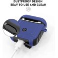 thumbnail image 1 of Étui pour Airpods, ORETech Hybride Robuste 2 en 1 Antichoc, Étui de Protection Intégrale Rigide PC+peau en Silicone Souple, 1 of 4
