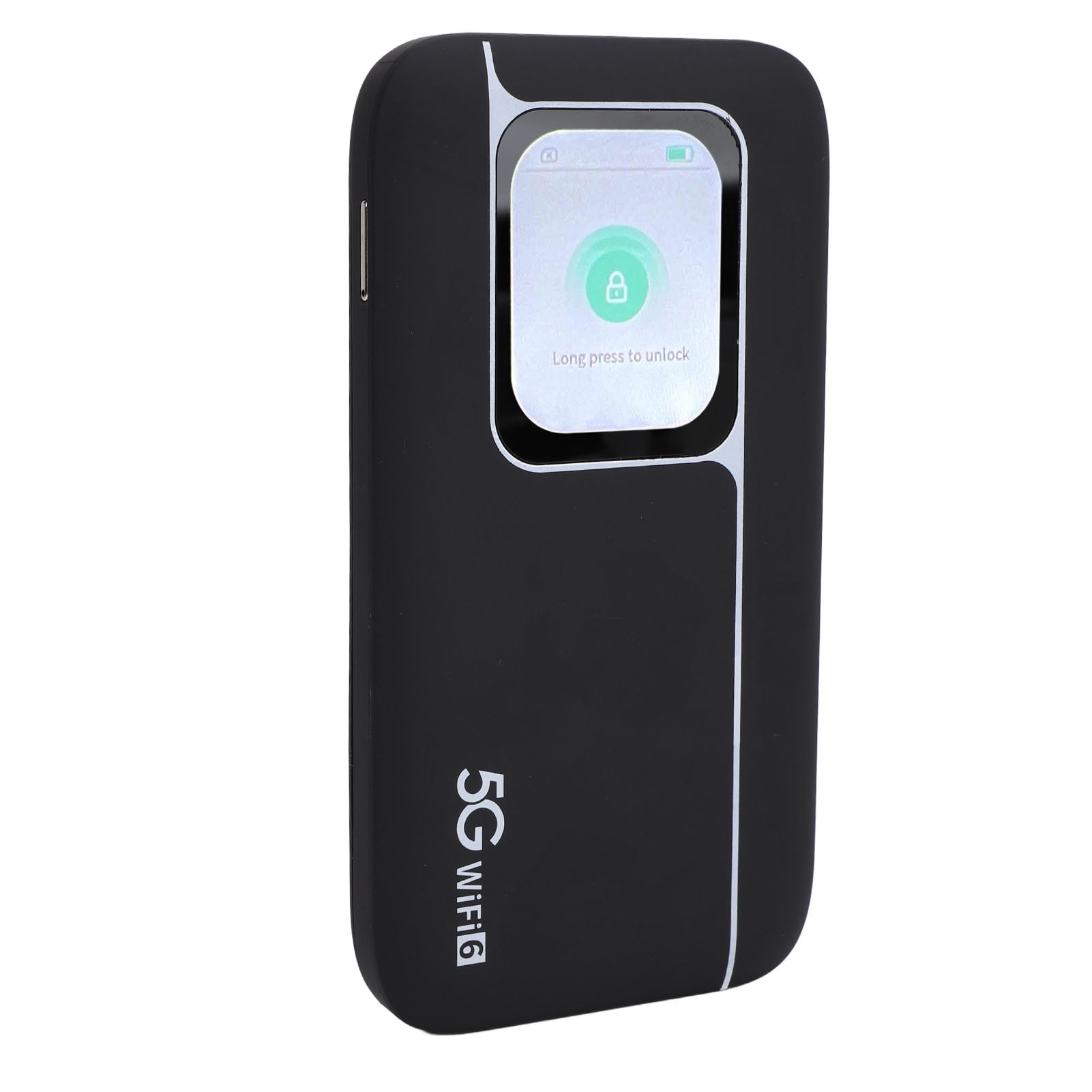 5G WiFi Mobile Hotspot, 7100mAh Capacity Battery High Performance Low Latency Portable WiFi Device Stable Connection with LED Lights for Laptops