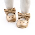thumbnail image 1 of Newborn Girls PU BowKnot Princess Shoes, 1 of 6