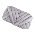 thumbnail image 1 of Becaristey Chunky Yarn Knitting for Arm Knit Soft 250G Yarn for DIY Rug Making Sweaters Light Gray 2.5cm 1Set, 1 of 6
