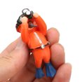 thumbnail image 1 of Aquarium Décoration Plongeur, Mignon PVC Petit Plongeur Modèle Position Réglable Aquarium Flottant Plongeur Ornement Sûr Fade Résistant pour Flottant Aquarium Accessoire Orange Prise Grasse, 1 of 8