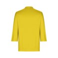 thumbnail image 4 of FAIWAD Womens 3/4 Sleeve Tunic Tops Solid Color Round Neck Shirt Soft Lightweight Loose Top with Chest Pockets, 4 of 5