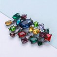 thumbnail image 2 of SNNROO Broche de Luxe en Strass Mode Multicolore Faux Verre Pierre Précieuse Élégante, 2 of 9