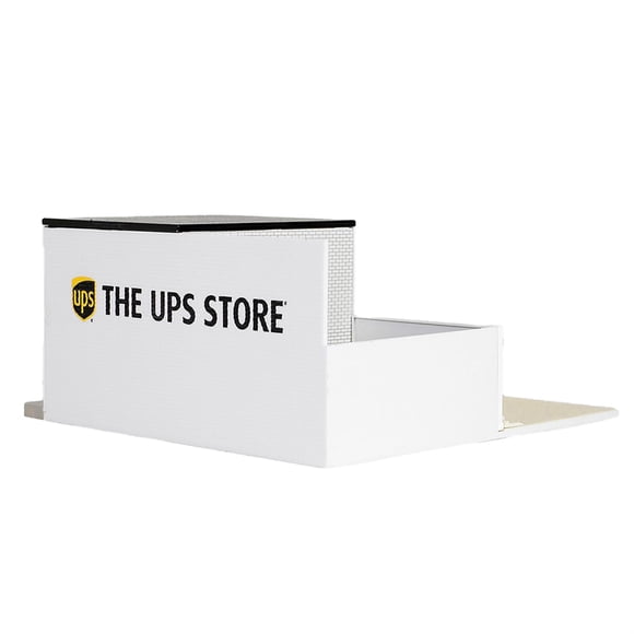 The UPS Store Diorama ""Mechanic's Corner"" for 1/64 Scale Models by Greenlight