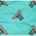 thumbnail image 4 of oneOone Organic Cotton Poplin Twill Fabric Bird Block Printed Fabric 1 Yard 42 Inch Wide, 4 of 4