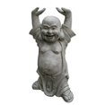 thumbnail image 1 of Hi-Line Gift Ltd Statue Harmonieuse en Fibre d'Argile Buddha avec Mains Levées, 1 of 1
