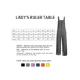 thumbnail image 2 of Womens Classic Ski Snow Bib Overalls Windproof Waterproof Insulated Ripstop One-Piece Jumpsuit Hiking Suspender Bib Pant, 2 of 8