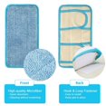 thumbnail image 2 of QUTETN 4Pcs Microfiber Mop Pads Compatible with Swiffer Sweeper Mops Reusable and Machine Washable Floor Pad Refills Mop Head Replacements for Multi Surface Wet & Dry Cleaning, 2 of 6