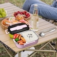 thumbnail image 4 of Vaidha Lunch Box 304 Stainless Steel Compartment Lunch Box Thickened Insulation Heating Fast Food Box Students Work Travellers Lunch Box, 4 of 6